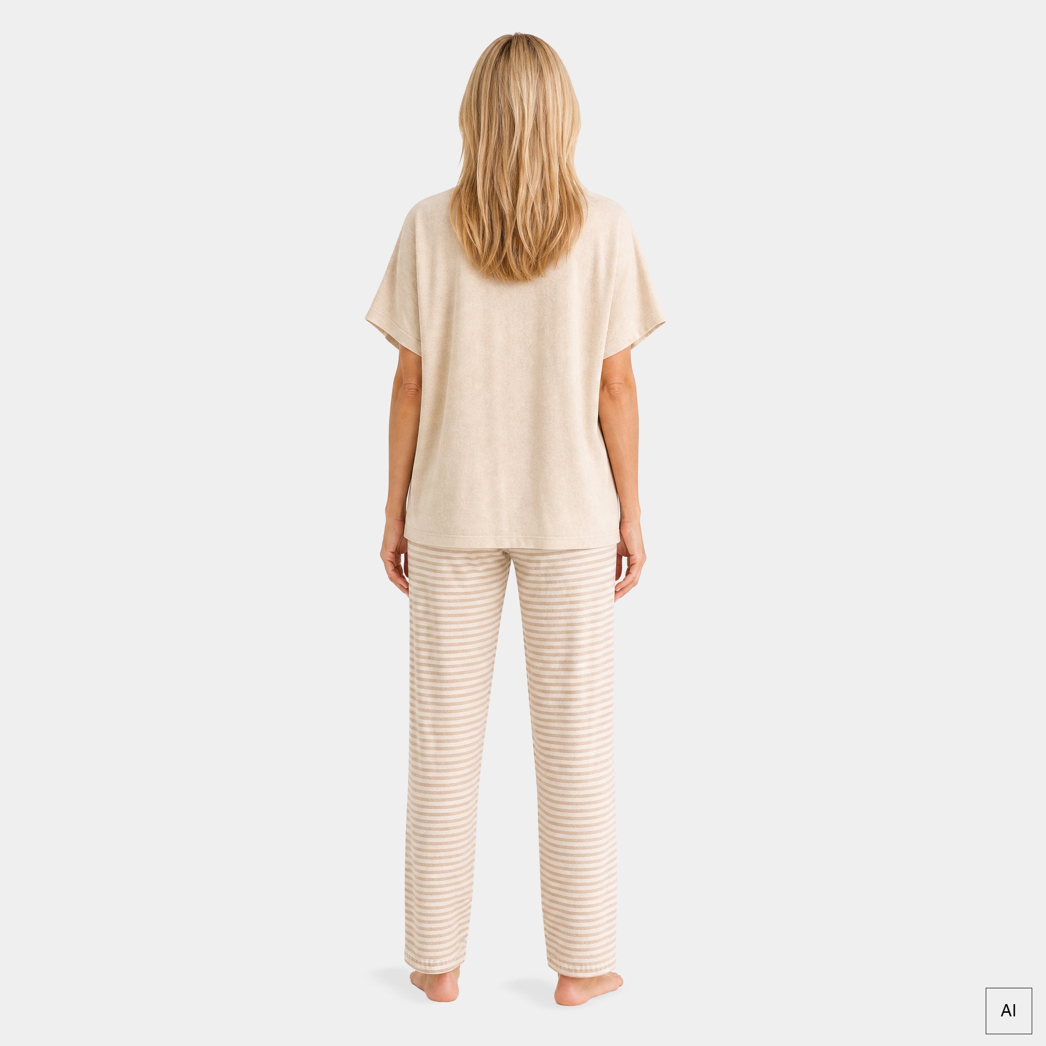 Poncho aus Frottee