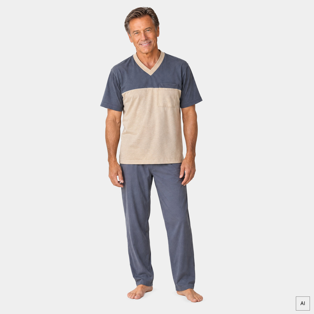 Pyjama mit langer Hose | 02